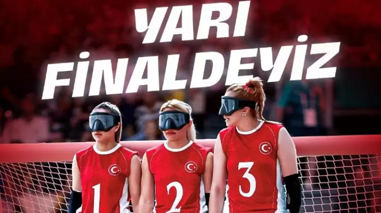 Golbol Kadın Milli Takımı yarı finalde!