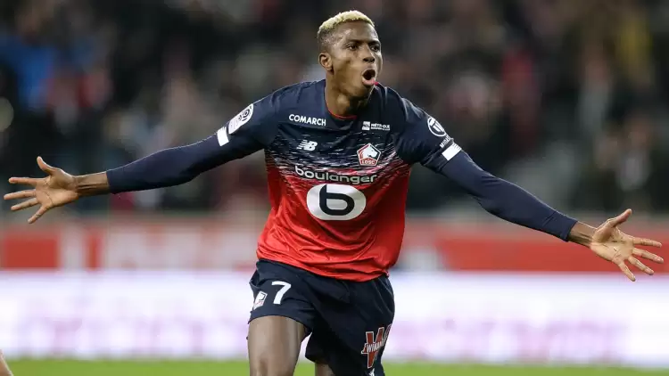 Ligue 1 ekibi Lille'den Galatasaray'a transfer olan Osimhen paylaşımı