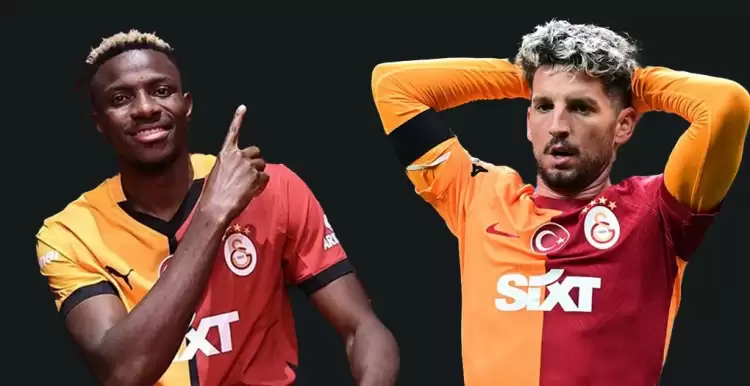 Galatasaray'da Dries Mertens'e Osimhen şoku!