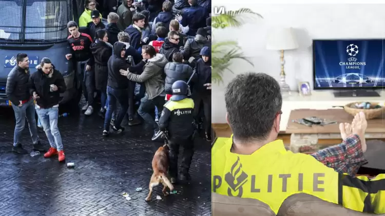 Hollanda'da polis grevi büyüyor: Şampiyonlar Ligi'nde görev almayacaklar mı?