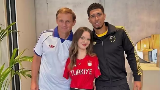 Milli yüzücü, Real Madrid'in yıldızı ile bir araya geldi!