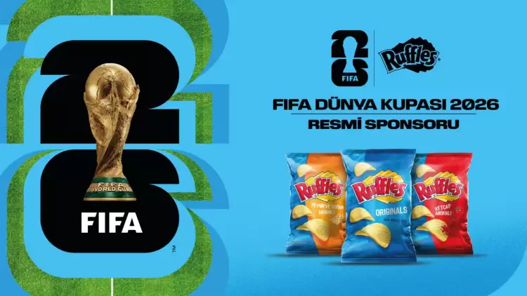 Ruffles, FIFA Dünya Kupası 2026 ve FIFA Kadınlar Dünya Kupası 2027'nin resmi sponsoru oldu