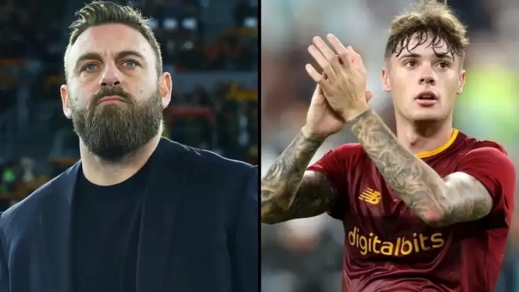 Galatasaray'a gitmedi, Roma'da kadro dışı kaldı! De Rossi'den Zalewski açıklaması