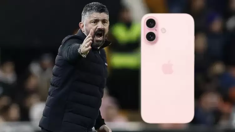 Gennaro Gattuso, derbi zaferi sonrası IPhone 16 hediye etti