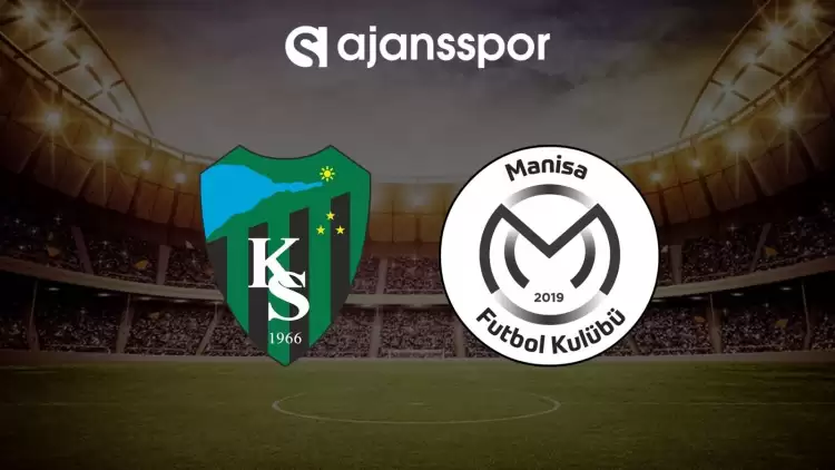 Kocaelispor - Manisa FK maçının canlı yayın bilgisi ve maç linki