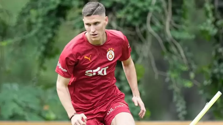 Galatasaray'da yeni transfer Roland Sallai ilk antrenmanına çıktı