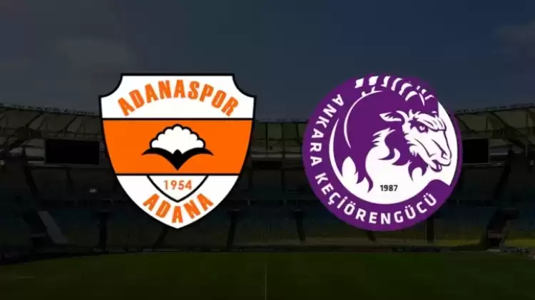 CANLI | Adanaspor - Ankara Keçiörengücü maçını canlı izle (Maç linki)