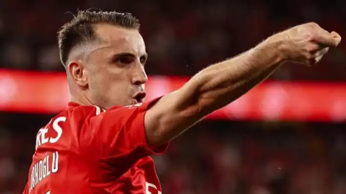 Kerem Aktürkoğlu, Benfica'ya artık alıştı! Şampiyonlar Ligi'nde de gol attı