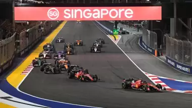 Bu hafta sonu ışıklar altında Singapur'dayız ... Verstappen...