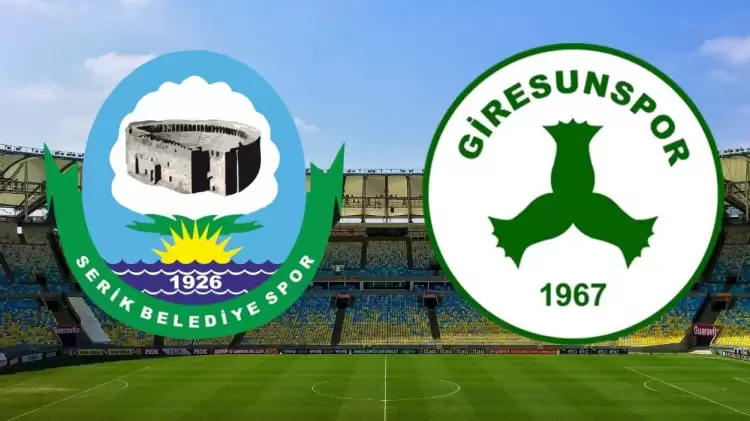 CANLI| Serikspor- Giresunspor maçını canlı izle (Maç linki)