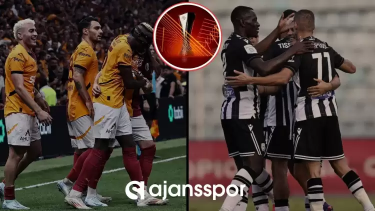 Galatasaray - PAOK maçının canlı yayın bilgisi ve maç linki