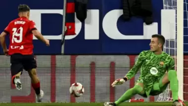 Barcelona, Osasuna deplasmanında ağır yaralı!