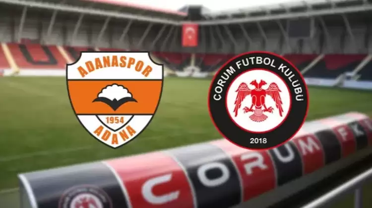 CANLI | Adanaspor- Çorum FK maçını canlı izle (Maç Linki)