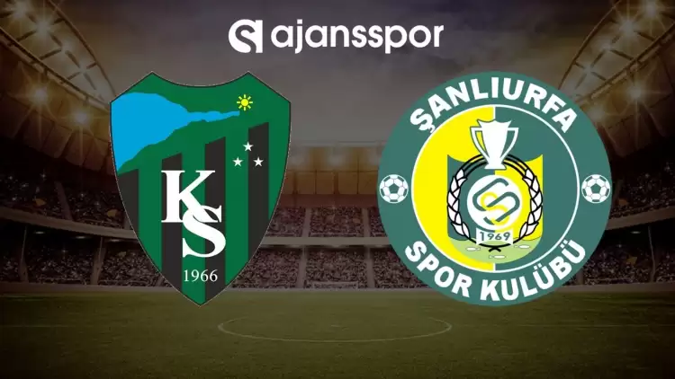 CANLI | Kocaelispor- Şanlıurfaspor maçını canlı izle (Maç Linki)