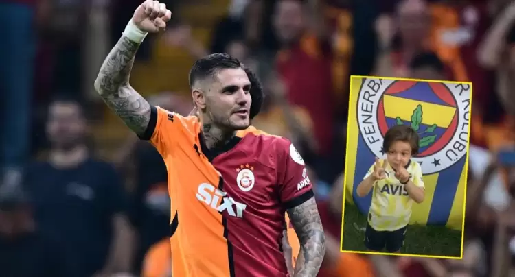 Mauro Icardi'den flaş paylaşım! Fenerbahçe formalı çocuk...