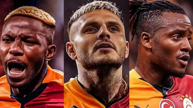 Galatasaray'da İcardi, Osimhen ve Batshuayi %54’lük skor katkısı yaptı