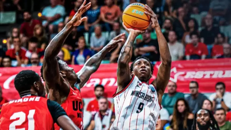 Manisa Basket uzatmada UCAM Murcia'yı 103-97 mağlup etti