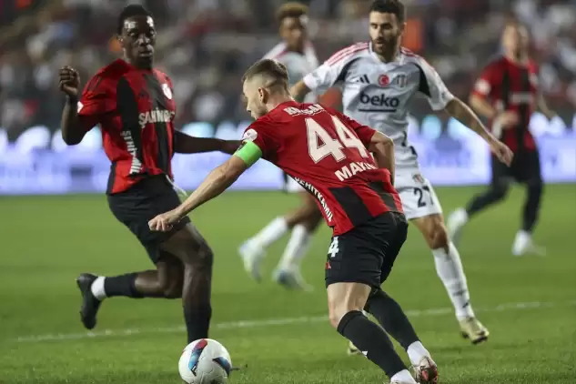 Gaziantep FK-Beşiktaş: 1-1 (Maç sonucu-yazılı özet)