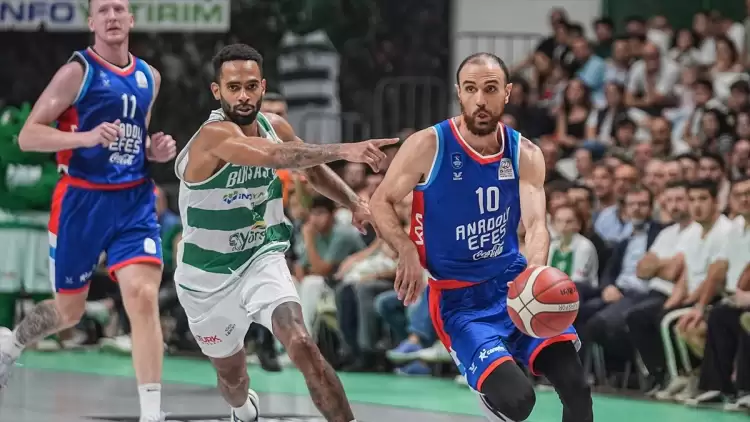 Bursaspor Basketbol - Anadolu Efes: 78-99 (Maç sonucu-yazılı özet)