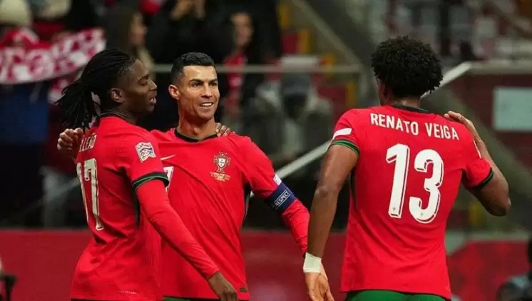 Polonya'da Ronaldo sahnede! Portekiz zirvede sağlam