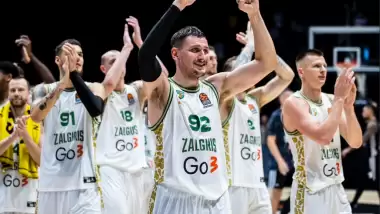 Zalgiris'ten tarihi zafer! Milano'da travma bıraktılar...