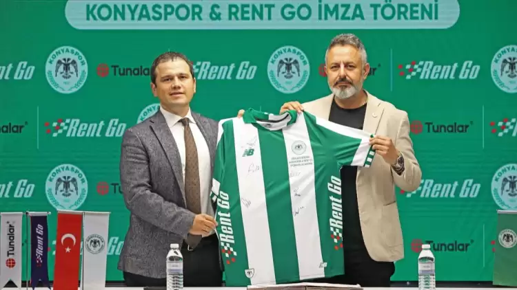 Yeni Sezonda Konyaspor Formalarında Rent Go Logosu Yer Alacak