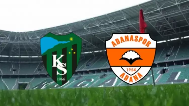 CANLI| Kocaelispor- Adanaspor maçını canlı izle (Maç linki)