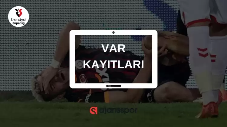 Manaj- Barış Alper pozisyonunun VAR kayıtları açıklandı! (Sivasspor-Galatasaray)