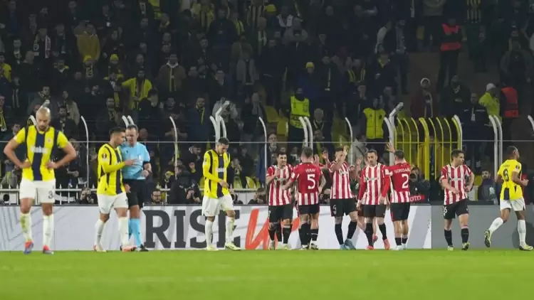 Fenerbahçe, UEFA Avrupa Ligi'nde Athletic Bilbao'ya yenildi