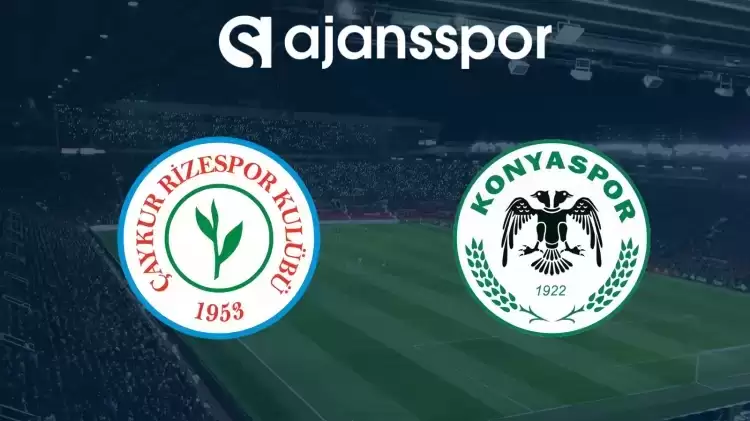 CANLI| Çaykur Rizespor- Konyaspor maçını canlı izle (Maç Linki)