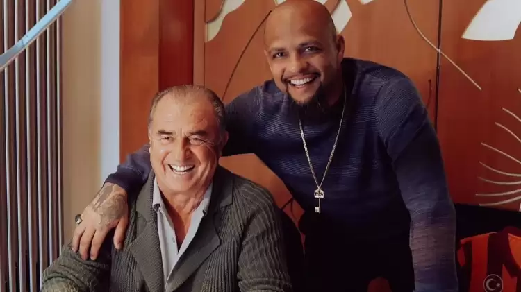 Fatih Terim'den Felipe Melo paylaşımı! Bir araya geldiler