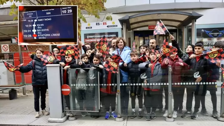 Eskişehir Büyükşehir Belediye Başkanı, Çarşı durağının ismini Es Es yaptı!