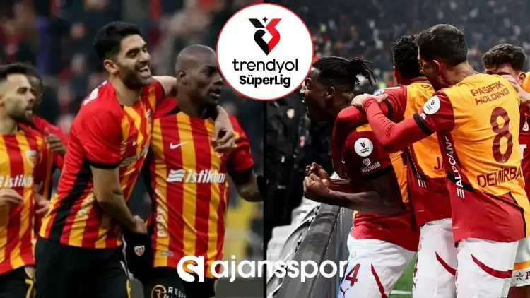 Kayserispor - Galatasaray maçının canlı yayın bilgisi ve maç linki