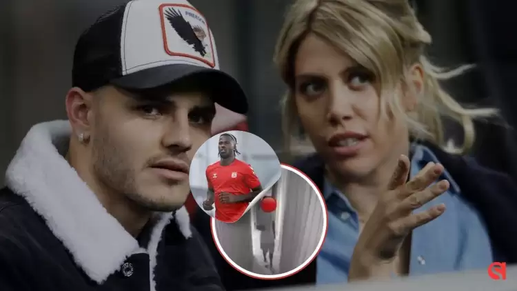 Icardi, Wanda Nara'nın aldatma görüntülerini paylaştı! Sivaslı Keita Balde ile...