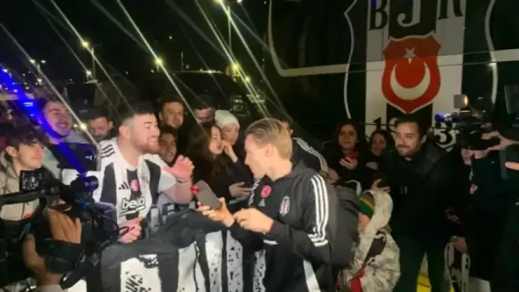 Beşiktaş kafilesi, Rize'ye geldi