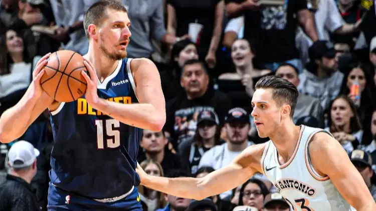 Nikola Jokic'ten 46 sayı! Nuggets, Spurs'ü mağlup etti