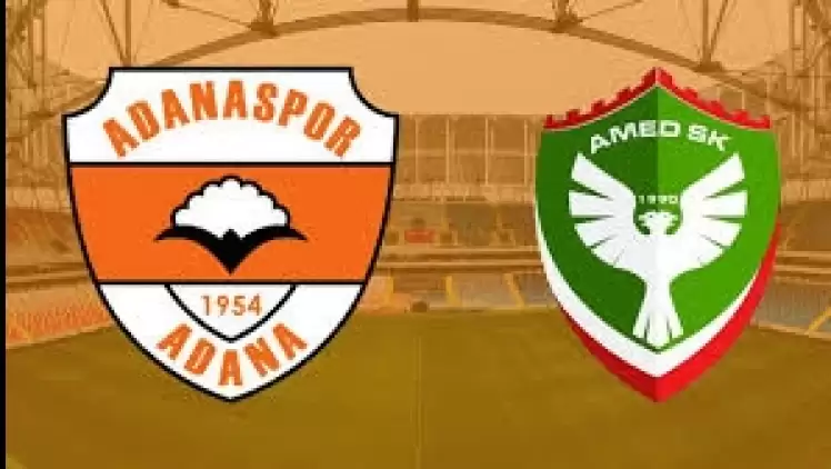 CANLI| Adanaspor - Amedspor maçını canlı izle (Maç Linki)