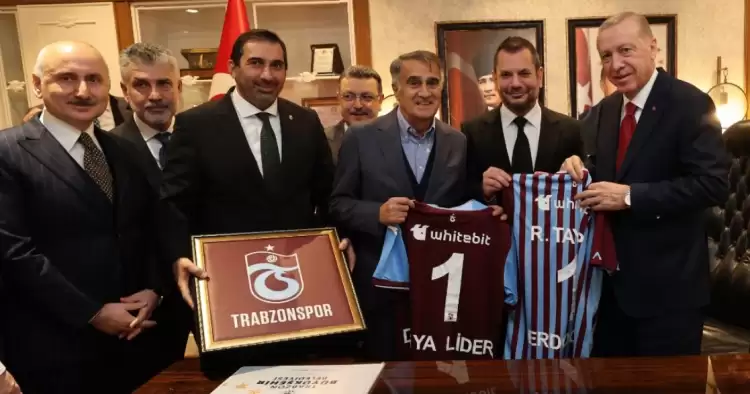 Trabzonspor'dan Cumhurbaşkanı Erdoğan'a teşekkür