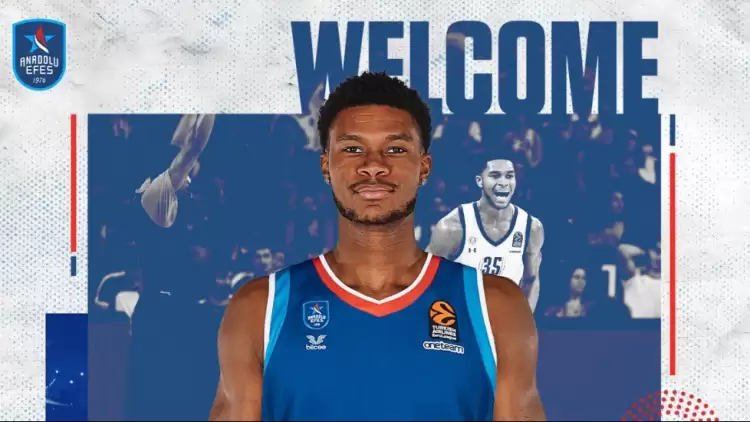 Anadolu Efes'in yeni transfer PJ Dozier imzayı attı! Soluğu tribünde aldı