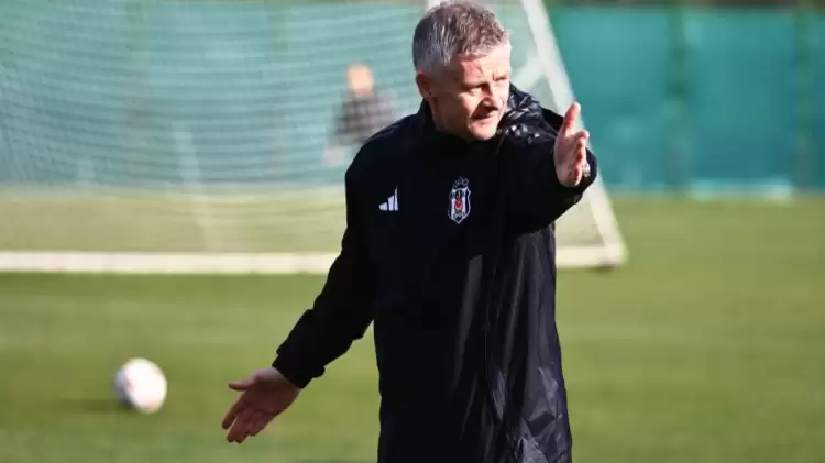 Beşiktaş'ta teknik direktör Ole Gunnar Solskjaer, ilk idmanına çıktı