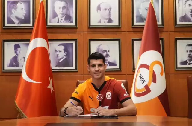 Galatasaray'da Alvaro Morata imzayı attı! İşte İspanyol forvetin maliyeti