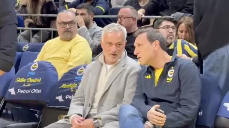 Jose Mourinho ve öğrencileri basketbol maçı için Ataşehir'de!