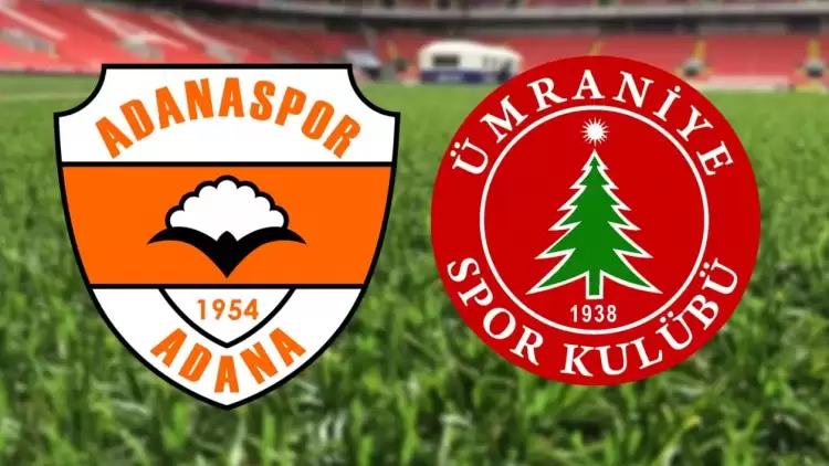 CANLI| Adanaspor- Ümraniyespor maçını canlı izle (Maç linki)