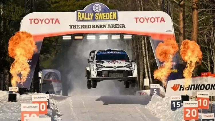 İsveç Rallisi'nde Toyota rüzgarı