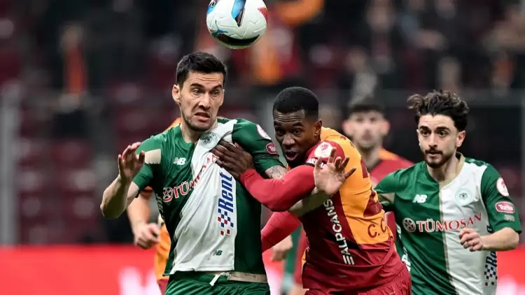 Galatasaray, Konyaspor ile berabere kaldı! İki takım da çeyrek finalde