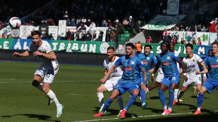 Çaykur Rizespor - Corendon Alanyaspor: 3-1 (Maç sonucu-yazılı özet)