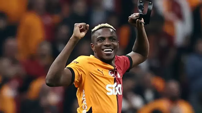 Galatasaray'da Osimhen'den 700 milyonluk hat-trick
