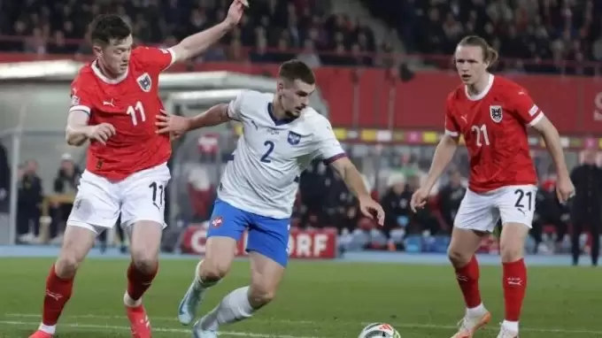 Mimovic asistiyle parladı! Sırbistan, Avusturya'dan beraberlikle döndü