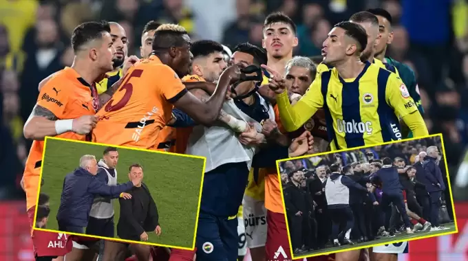 Olaylı F.Bahçe-G.Saray derbisinin hakem raporu ortaya çıktı! Kim, neden kırmızı kart gördü...