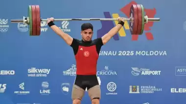 Milli halterci Kaan Kahriman Avrupa şampiyonu!